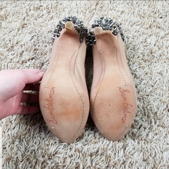 Sam Edelman| "Lorissa" spike pump in nude size 7.5 - Picture 5 of 8